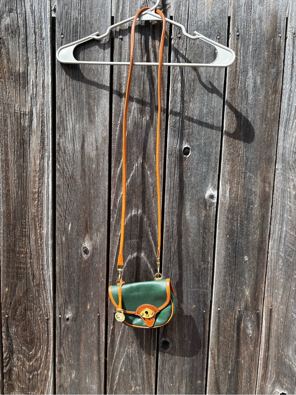 Dooney & Bourke All Weather Leather Green Crossbody Bag